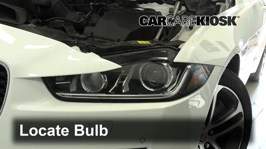 2017 Jaguar XE Premium 3.0L V6 Supercharged Luces Faro delantero (reemplazar foco)